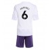 Manchester United Lisandro Martinez #6 Bortedraktsett Barn 2025-26 Korte ermer (+ Korte bukser)